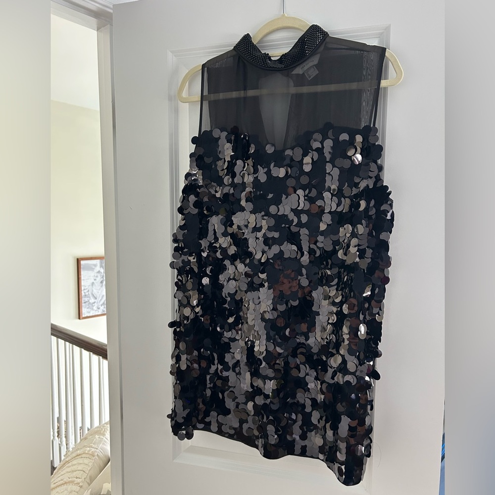 H&M Black Sequin Mini